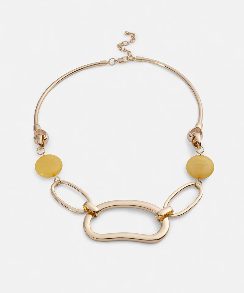 ابيكول Interlocking Rigid Necklace