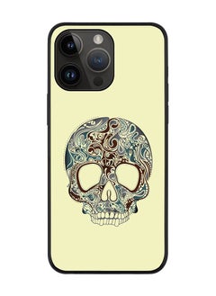 Rugged Black edge case for Apple iPhone 14 Pro Max Slim fit Soft Case Flexible Rubber Edges Anti Drop TPU Gel Thin Cover - Skully Tattoo