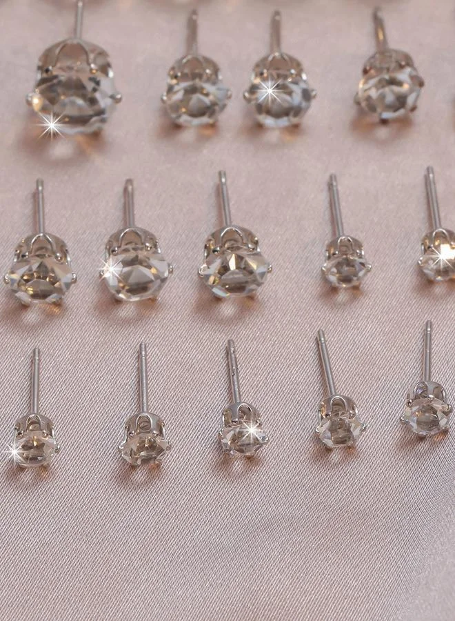 Take Two Take Two Set of 12 - Embellished Rhinestone Earrings