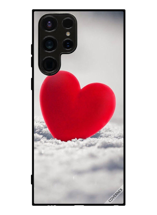 Covernex Protective Case Cover For Samsung Galaxy S23 Ultra Lovely Red Heart - Image 1