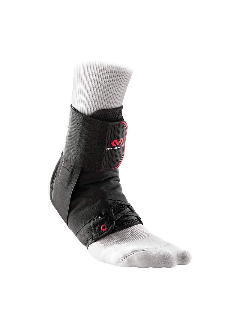 McDavid McDavid 195 Ultralight Ankle Brace with Figure-8 Strap, Black, Large 