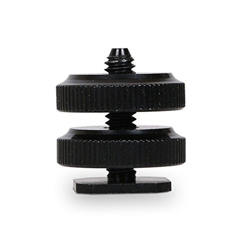 SLOW DOLPHIN 1/4 Inch Hot Shoe Mount Adapter Tripod Screw for DSLR Camera Rig(2 Packs) - Image 4