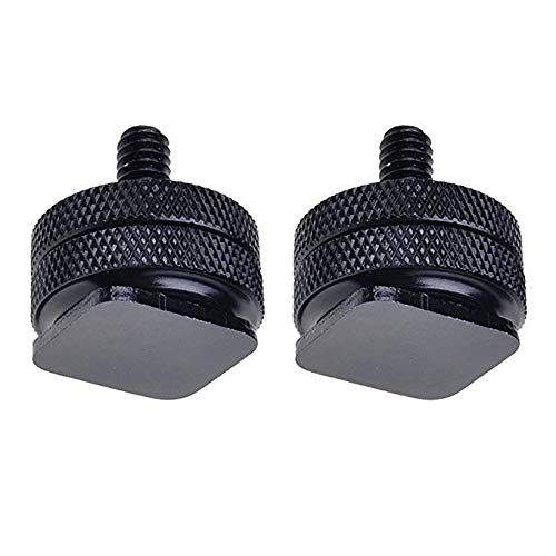 SLOW DOLPHIN 1/4 Inch Hot Shoe Mount Adapter Tripod Screw for DSLR Camera Rig(2 Packs) - Image 1