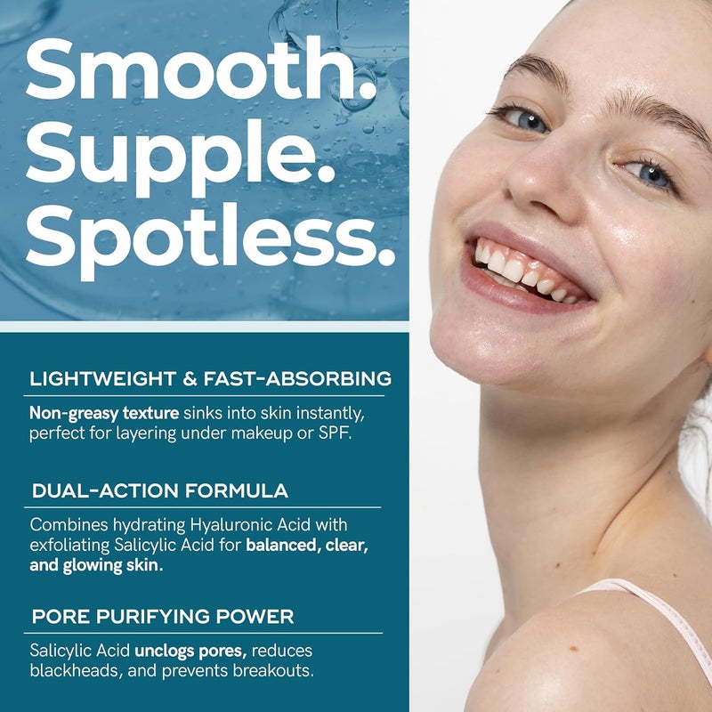 Envy Hyaluronic Acid Serum for Face Pore Cleansing Skin Tightening Hydrating Dermatologist Tested AntiAging Facial Serum for All Skin Types CrueltyFree Korean Skin Care 169 Fl Oz - Image 4