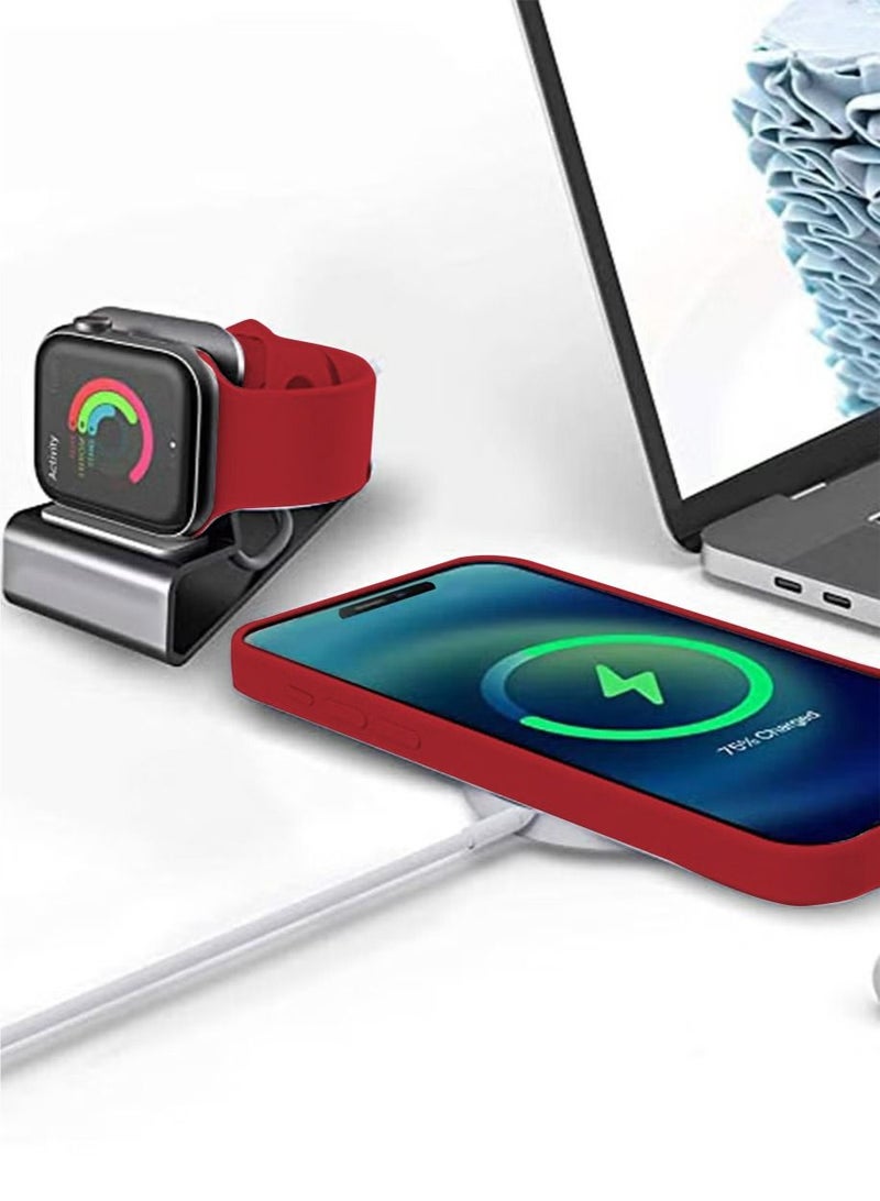 iPhone 15 Pro Max Mobile Case Cover with Soft Liquid Silicone Protection Anti-Scratch Shockproof Accessories Slim Protective Back Cover with Comfortable Hold Touch Feeling and Anti-fingerprint - Image 4