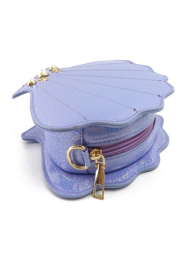 ريميهاي حقائب كتف مزينة بسلسلة لؤلؤية مزينة بشعار ليزر ثلاثي الأبعاد للنساء (بنفسجي) - Image 4