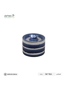 زهرة الريان  نافورة مكتبية سيراميك خطوط اسطوانية مقاس 14 