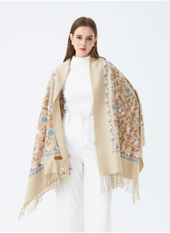 Sky cashmere Embroidered Shawl  - Image 3