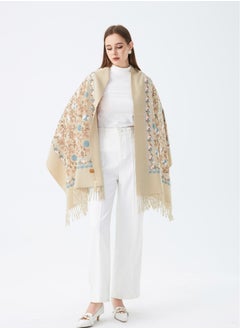 Sky cashmere Embroidered Shawl  - Image 2