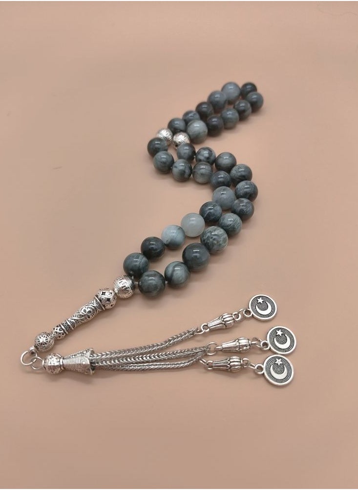 MAJOOD 33 Natural Jade Prayer Beads/Tasbih/10mm  - Image 4