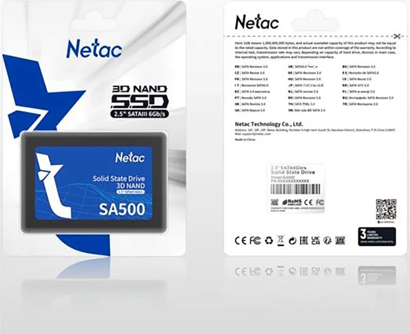 نيتاك SA500 128GB 2.5 SSD Disk NT01SA500-128-S3X