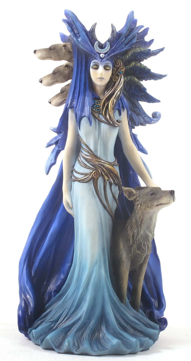US 9.75 Inch Fantasy Figure Hekate wWolves Anne Stokes Collectible Gifts