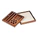 UDIXI 2 in 1 DND Dice Box Bamboo Storage Box with Magnetic Lid DD Dice Holder Case Dice Rolling Tray Combined into One for RPG Tabletop Games Holds 6 Sets of Polyhedral Dice - Image 2