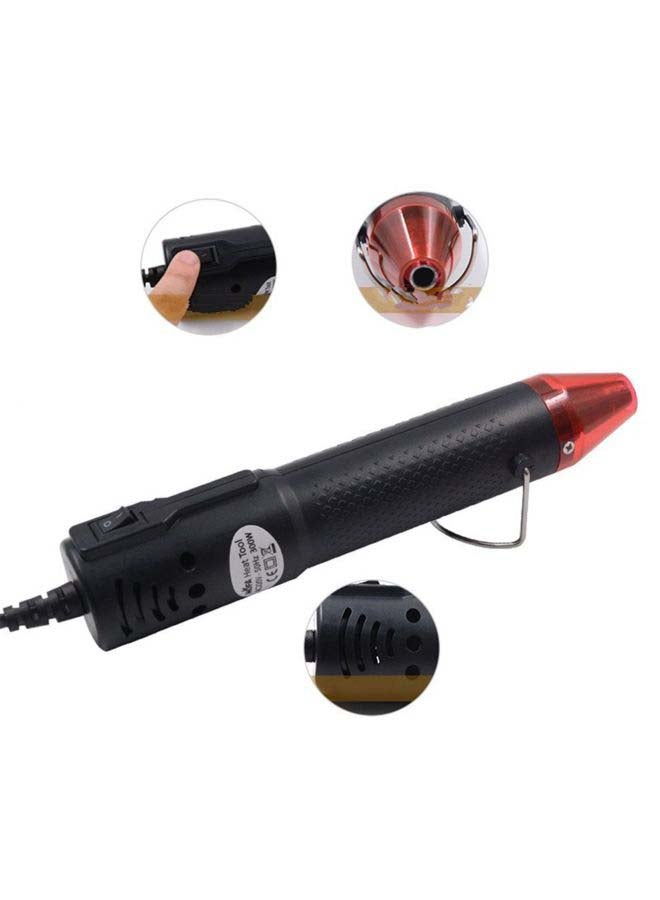 Adjustable Temperature Electric Heat Gun Black/Red - Image 1