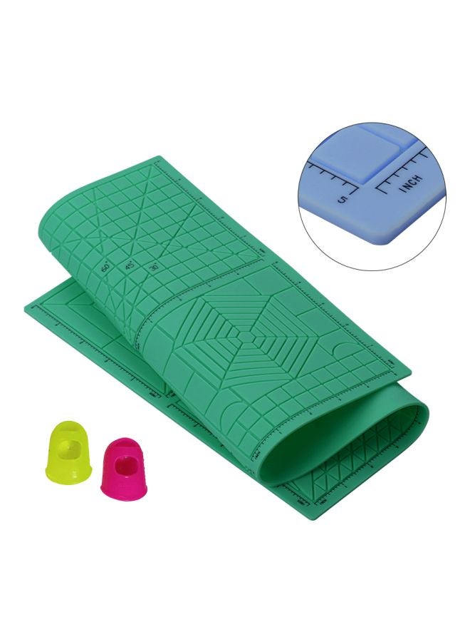 NIBEMINENT 3-Piece 3D Drawing Template Copy Board Set Green/Neon/Pink  - Image 5