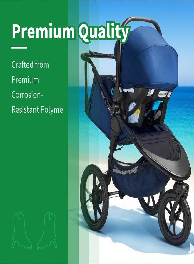 KPY Car Seat Adapter Summit X3 Stroller, Compatible with City Go 2/Air Infant Car Seats, Travel System Converter for Easy Stroller Integration, Quick-Release Design - Image 5
