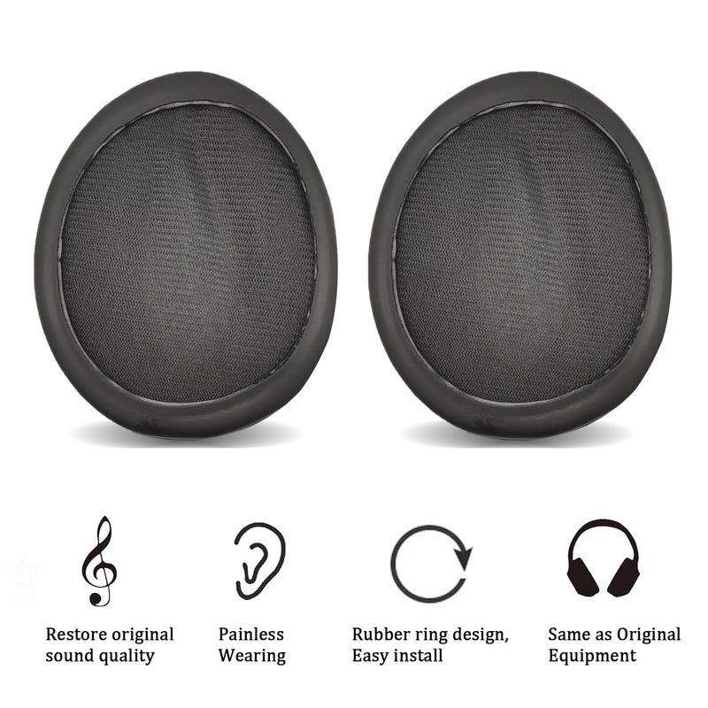 Niukeke Replacement Ear Pads for Sennheiser HD 4.50BT, Headphone Earpads Cushions Compatible with HD 4.50BT, Sennheiser HD 4.50BTNC, HD 4.50SE, HD 4.40BT, HD 4.30G, Ear Pads Cups Covers Cushions-Black - Image 4