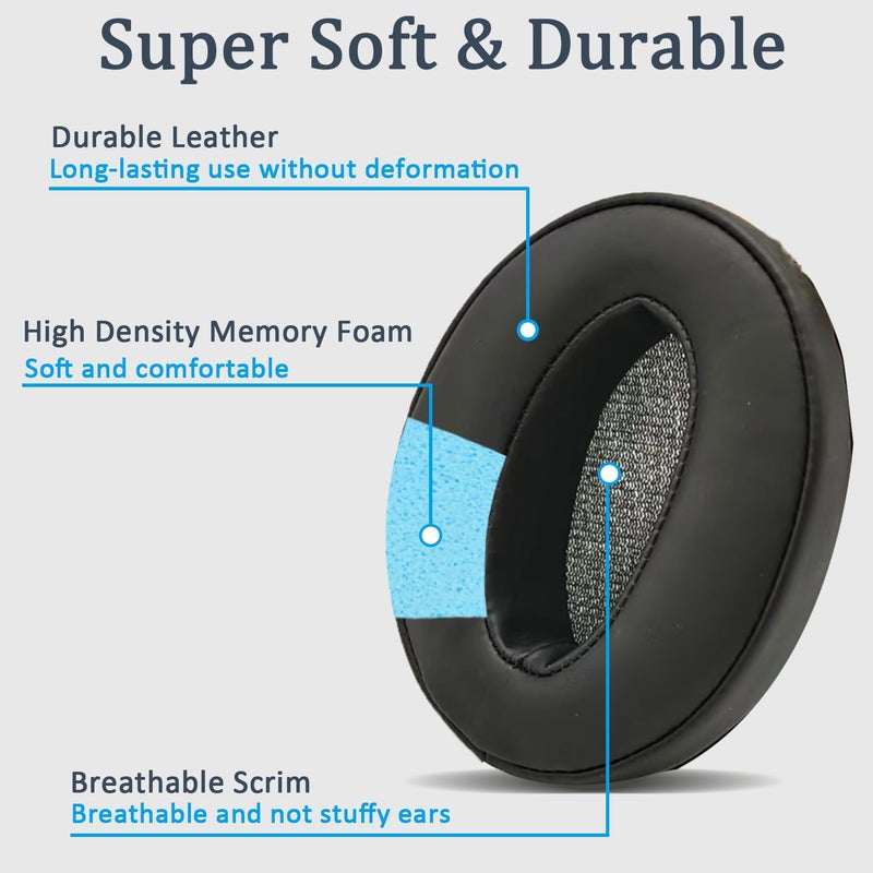 Niukeke Replacement Ear Pads for Sennheiser HD 4.50BT, Headphone Earpads Cushions Compatible with HD 4.50BT, Sennheiser HD 4.50BTNC, HD 4.50SE, HD 4.40BT, HD 4.30G, Ear Pads Cups Covers Cushions-Black - Image 5