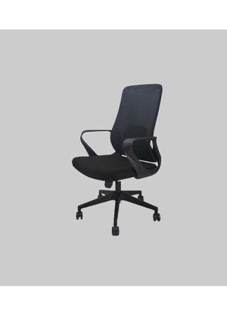 Neo Front  Adjustable Low Back Office Chair - Black Polypropylene Design with High-Density Foam Seat & Smooth-Rolling Casters - Ergonomic & Durable with Reinforced Base  XY-916B-BLACK - pzsku/Z7A48A821B8C3A618ED91Z/45/_/1730533276/b9be55f1-6fa0-4903-9ee6-2e4950a9c12a