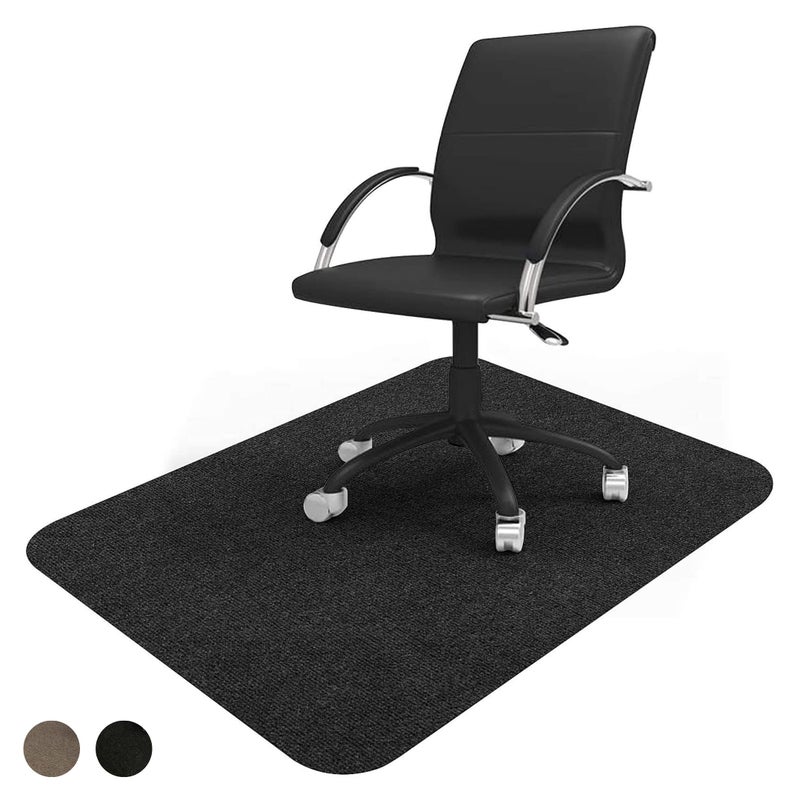 TipoIsso TIPOISSO Office Chair Mat for Hardwood  Tile Floors 47 X 35 Computer Chair Mat Desk Chair Mat Desk Office Mat Desk Floor Mat Gaming Chair Mat  Under Desk Rug Floor Protector  Dark Grey 