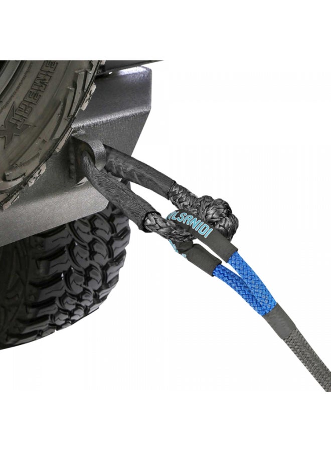 السنيدي، حبل سحب للسيارات، حبل سحب الطوارئ للسيارة، رصاصي، مقاس 9متر*25ملم حمولة 14 طن - Image 4