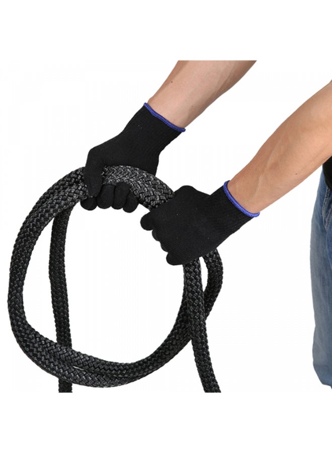 السنيدي، حبل سحب للسيارات، حبل سحب الطوارئ للسيارة، رصاصي، مقاس 9متر*25ملم حمولة 14 طن - Image 2