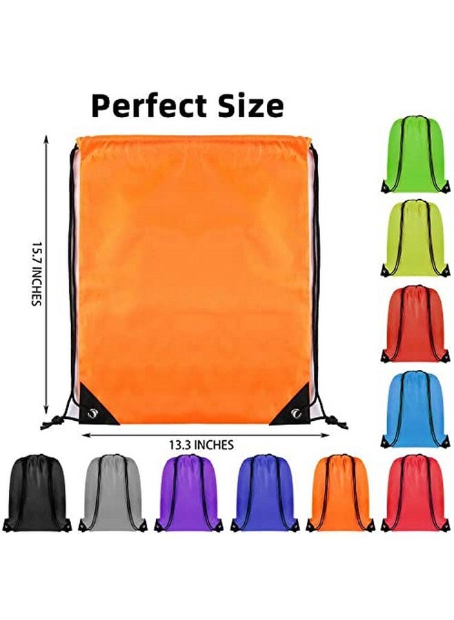 جود تو يو حقيبة ظهر GoodtoU برباط، 40 قطعة، حقيبة رياضية برباط من النايلون، 10 ألوان - Image 1