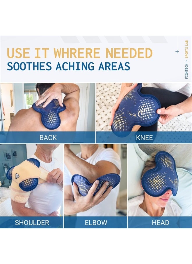 FIGHTECH Reusable Hot and Cold Gel Ice Pack for Shoulder, Rotator Cuff, Knee, Back, Head, Eyes, Elbow, Hip - Leak Proof Post Surgery Heat & Cold Therapy Compress by FIGHTECH (Hinge Joint, Single)  - Image 4