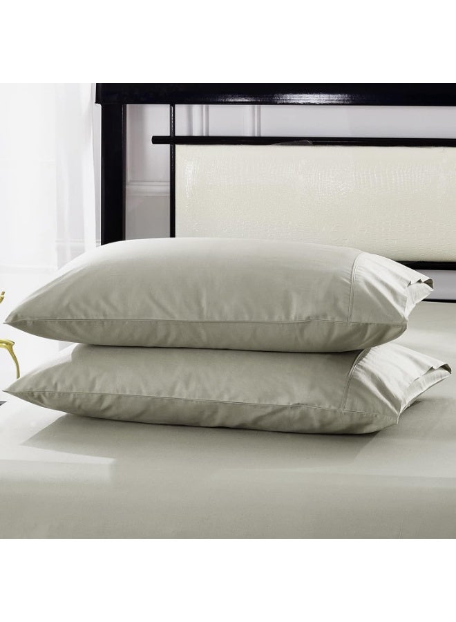 IBAMA Cotton Duvet Cover Set with Zipper Closure & Pillowcases for Twin Bed – Soft Breathable Bedding for Bedroom, Kids Room & Guest Room | Light Brown - Image 2