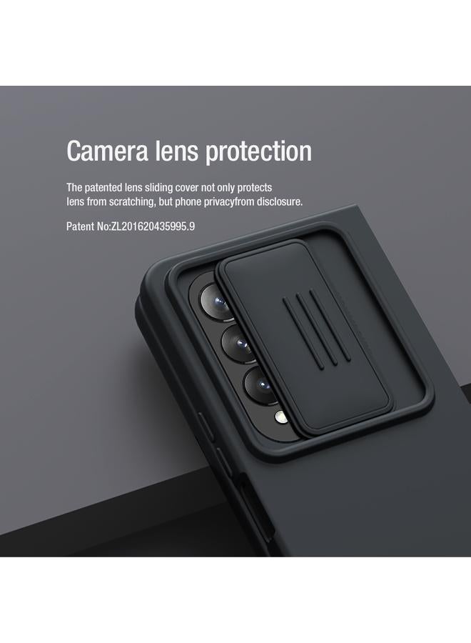 Nillkin Case For Samsung Galaxy Z Fold4 5G CamShield Liquid Silicone + PC Full Coverage Case - Image 4