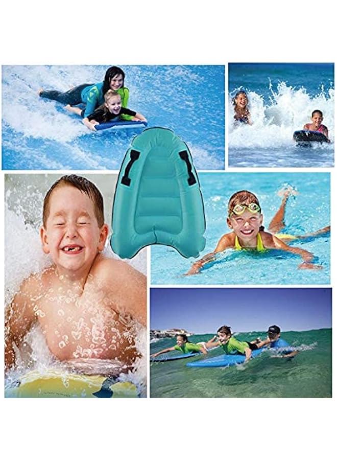 عربست لوح جسم تحمل قابضين، يساعد في السباحة بخفة وزنه، متعلق بالسطح المائي، يمكن التعلم عليه، يعزز الأمان على الشاطئ، مناسب للسباحة وركوب الأمواج، لعبة مائية ممتعة للأطفال والكبار في فصل الصيف. - Image 2