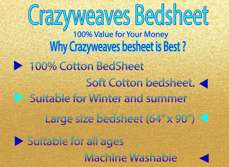 CRAZYWEAVES Handloom Khadi Cotton Bed Sheet for Single Bed Cover Premium Sustainable Fabric 100% Cotton Red, Checked Pattern Traditional Design (60X90, Red) - Image 3