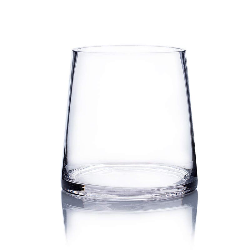 WGVI WGV Tapered Glass Vase, Width 6", Height 6", (Multiple Sizes Choices) Clear Taper up Cylinder Floral Planter Bouquet Centerpiece for Wedding Event Home Decor, 1 Piece (VTC7506) - Image 5