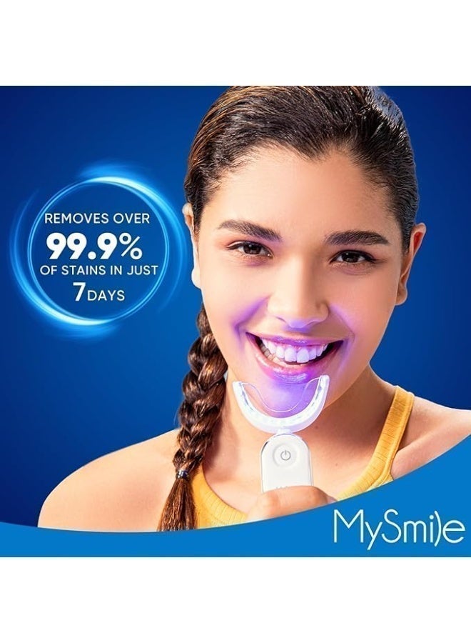MySmile Teeth Whitening Kit for Sensitive Teeth with LED Light, 10 Min Non-Sensitive Fast Teeth Whitener, 3Pcs Teeth Whitening Gel, Powerful whitening, Enamel Safe - Image 4