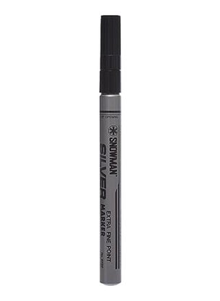 Snowman-Permanent Ink Extra Fine Point Marker WaterProof- Silver - pzsku/Z7A492EDA557595EF7E85Z/45/_/1691587166/a2d669f0-8500-49f4-be4d-e04b1cf66980