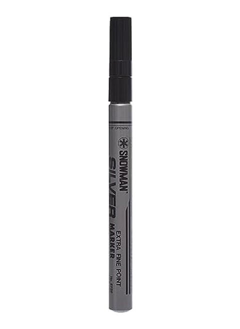 Snowman-Permanent Ink Extra Fine Point Marker WaterProof- Silver