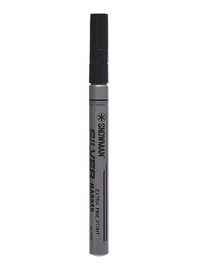 Snowman-Permanent Ink Extra Fine Point Marker WaterProof- Silver