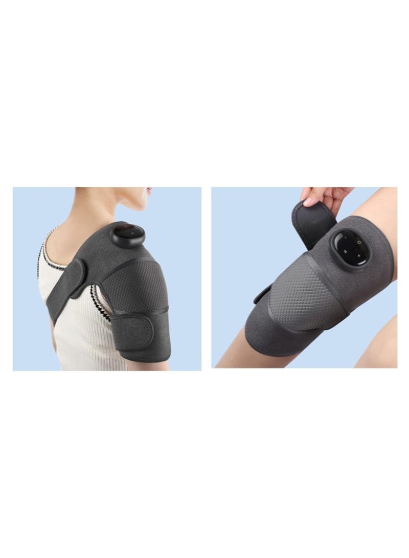 general Knee Massager with Heat and Vibration - Heated Knee Brace Wrap with 3 Gear Massage and 5 Gear Heating - Adjustable Knee Heating Pad for Pain Relief - Image 4