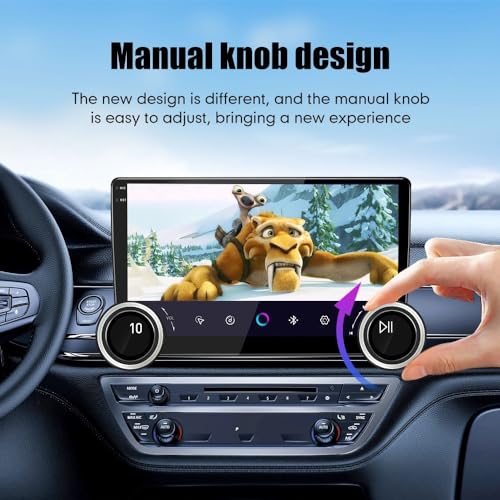 KUNFINE for Toyota FJ Cruiser 2007-2014 Display Knobs CarPlay/Android Auto Autoradio Android FM Radio Navigation Stereo Pad Player GPS 10.1" QLED Touch Screen BT WiFi 2 Din Headunit Tablet Quad Core 2G+64G - Image 2