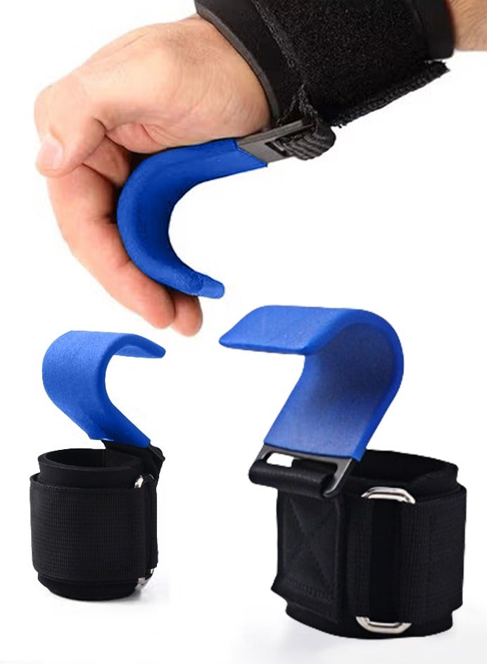 0TO1 TECH Weight Lifting Hooks with Wrist Wraps, Padded Lifting Hooks for Men and Women, High-Grade Gard Pull Lifting Straps, Pull-Up Lifting Gloves - Image 1