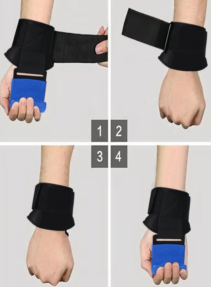 0TO1 TECH Weight Lifting Hooks with Wrist Wraps, Padded Lifting Hooks for Men and Women, High-Grade Gard Pull Lifting Straps, Pull-Up Lifting Gloves - Image 5