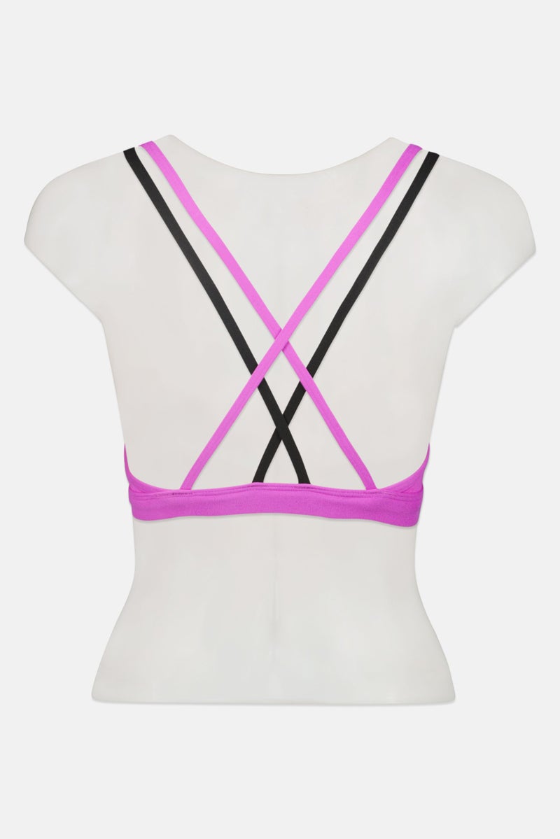 Reebok حمالة صدر رياضية بدون حشوة للنساء، متعددة الألوان - Image 3