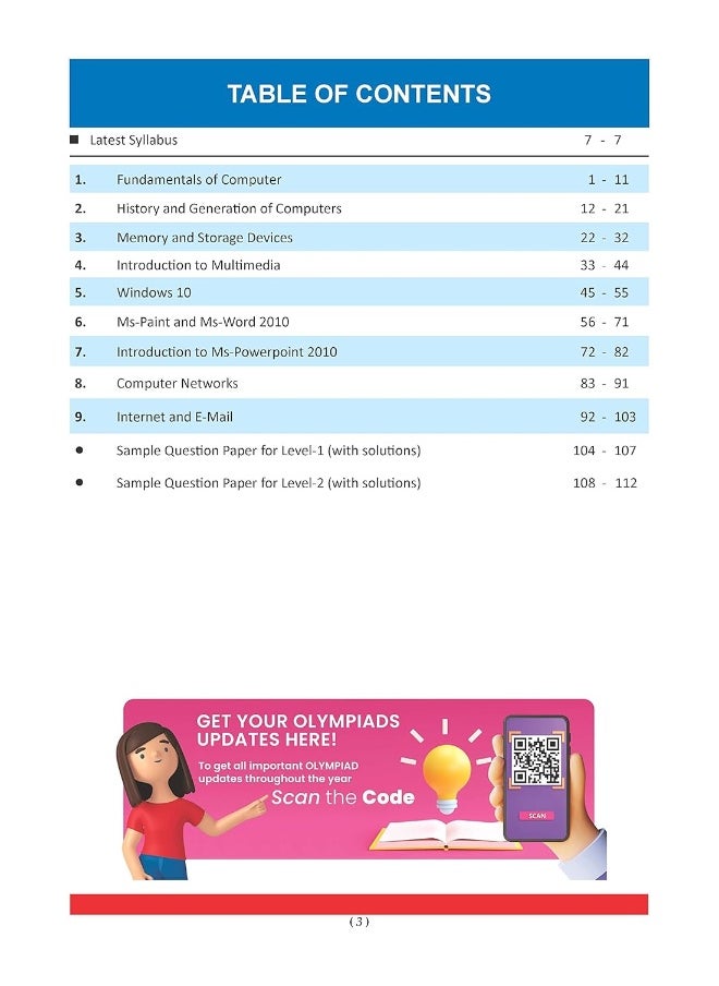 Oswaal One For All Olympiad Previous Years' Solved Papers, Class-7 Cyber Book (For 2023 Exam)  - Image 3