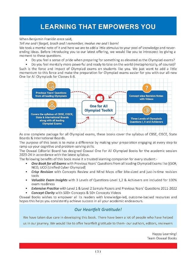 Oswaal One For All Olympiad Previous Years' Solved Papers, Class-7 Cyber Book (For 2023 Exam)  - Image 4