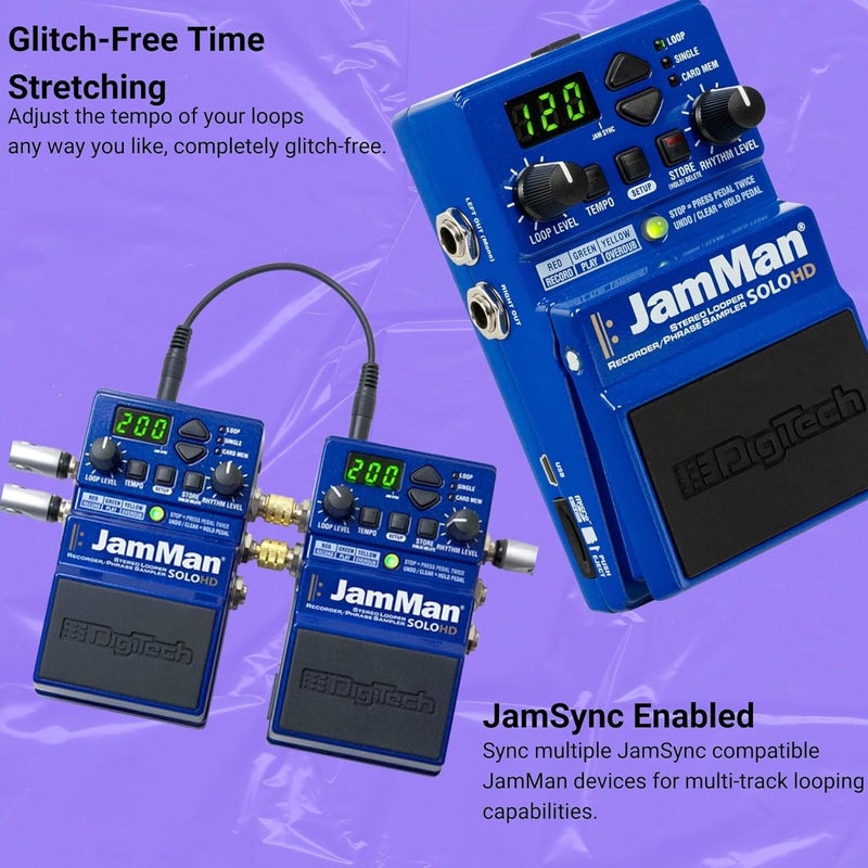 digi-tech DigiTech JamMan Solo HD Stereo Looper Pedal - Image 5