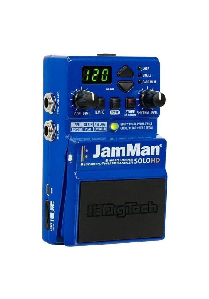 digi-tech DigiTech JamMan Solo HD Stereo Looper Pedal - Image 4