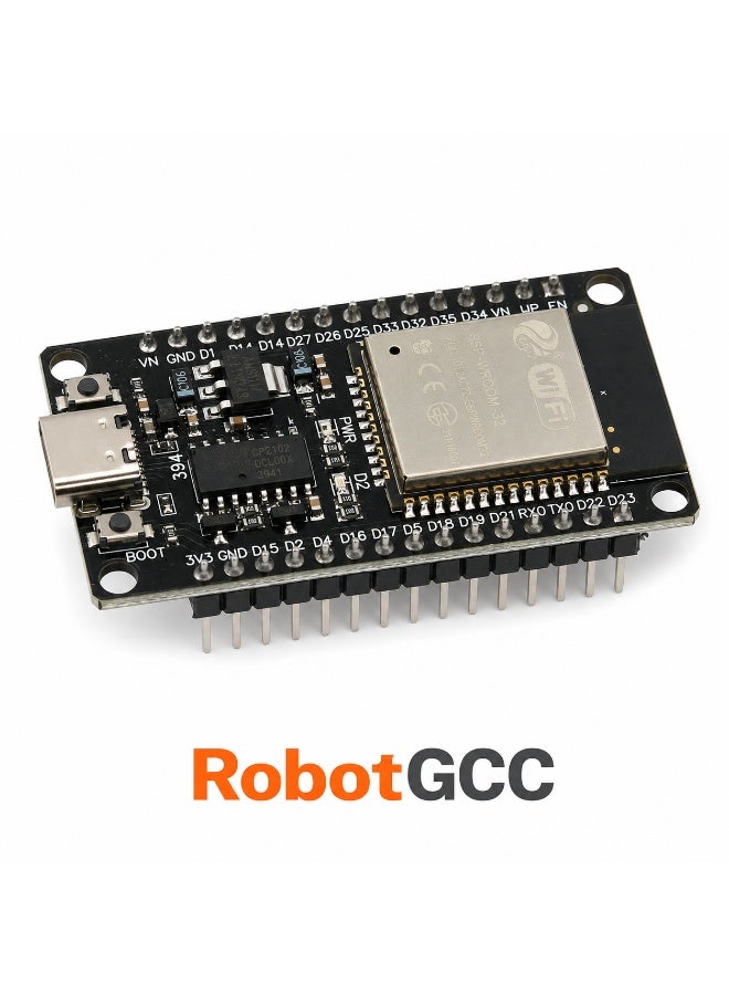 ESP32 Development Board WiFi Bluetooth Dual-Core Microcontroller Module | ESP32 ESP32-S ESP32-C3 Compatible | CP2102 CH367 Type-C USB | IoT Robotics Arduino Programming STEM Learning Smart Home DIY Projects