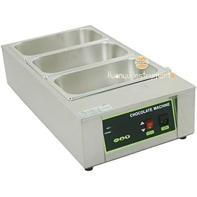 ريحني يوتريت D20023، ماكينة صهر الشوكولاتة الكهربائية التجارية الرقمية ذات الثلاث أواني - Image 2