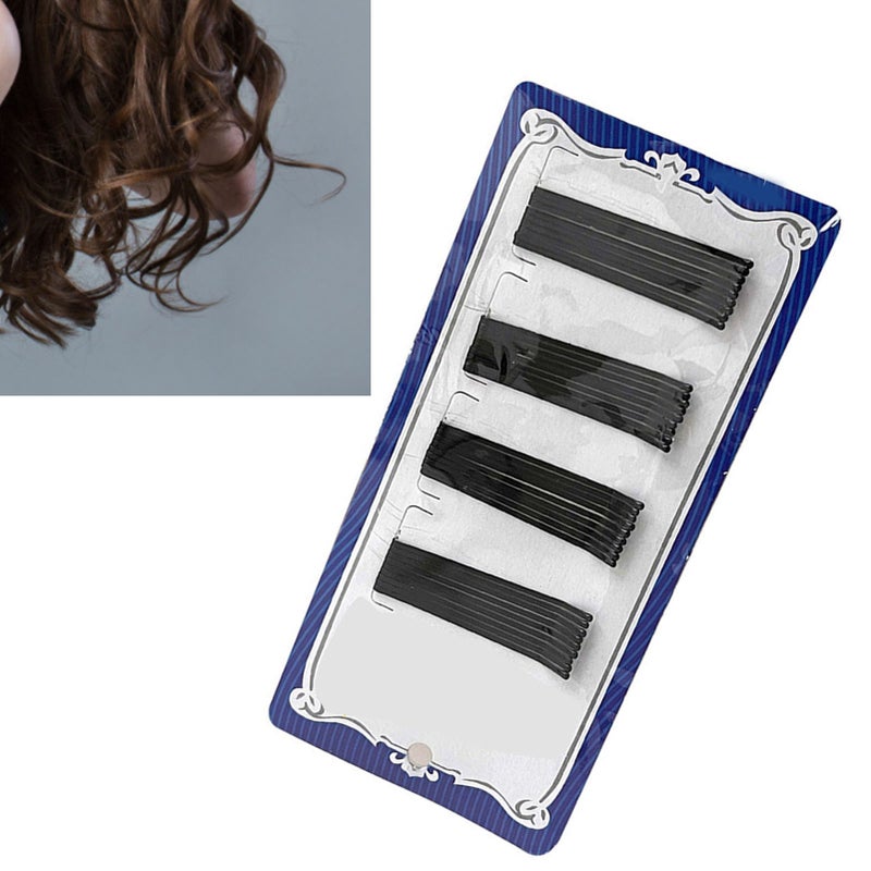 36pcs Black One Word Clip Fashionable Multi Functional Metal Black One Word Hairpin - Image 4