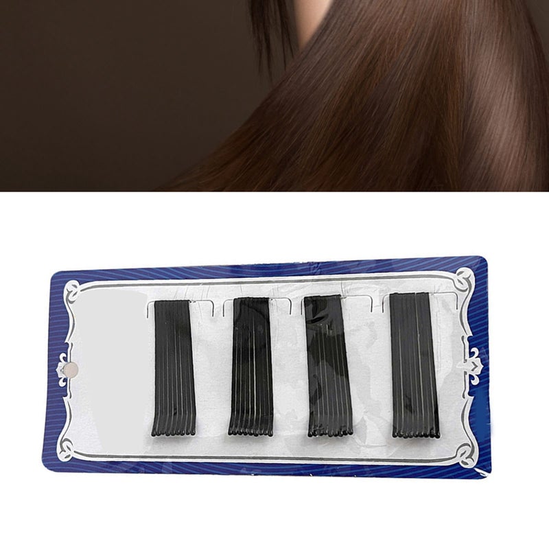 36pcs Black One Word Clip Fashionable Multi Functional Metal Black One Word Hairpin - Image 5